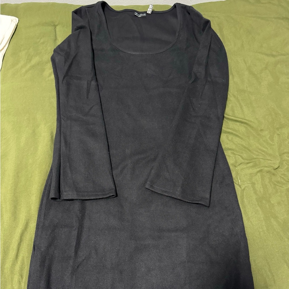 Black midi/maxi dress